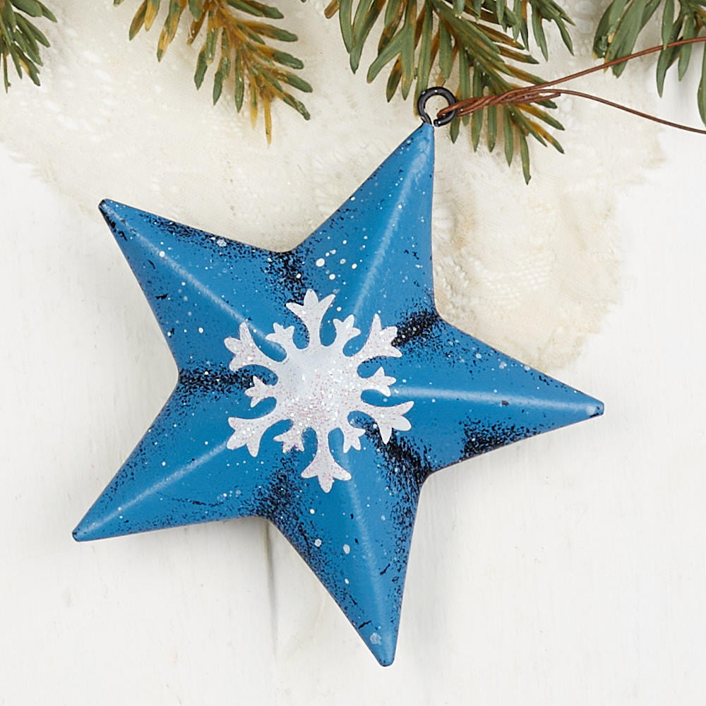 Details about   2 Star Christmas Ornaments Holiday Tree Decoration NWT 