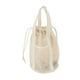 thumbnail image 3 of Bolsa de malla para ducha, portátil, con bolsillos laterales, de secado rápido, para artículos de aseo. Blanco, 3 of 9