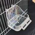 thumbnail image 2 of Necvior Parrot Bathing Box Food Tray Cage Accessory for Parakeet Canary Budgie Lovebird, 2 of 12