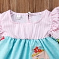 thumbnail image 3 of Seyurigaoka Toddler Kids Girls Flamingo Summer Casual Dress Sundres Clothes 1-6T, 3 of 8