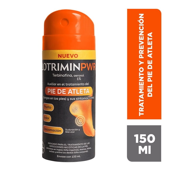 Antimicótico Lotrimin PWR Spray 150 ml