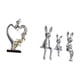 thumbnail image 5 of Estatua de pareja,Figura de pareja besándose,regalo de boda moderno,Estatua de pareja besándose en el aniversario de San Valentín,Escultura de figura,Estatua sentada Figura Escultura Adorno, 5 of 8