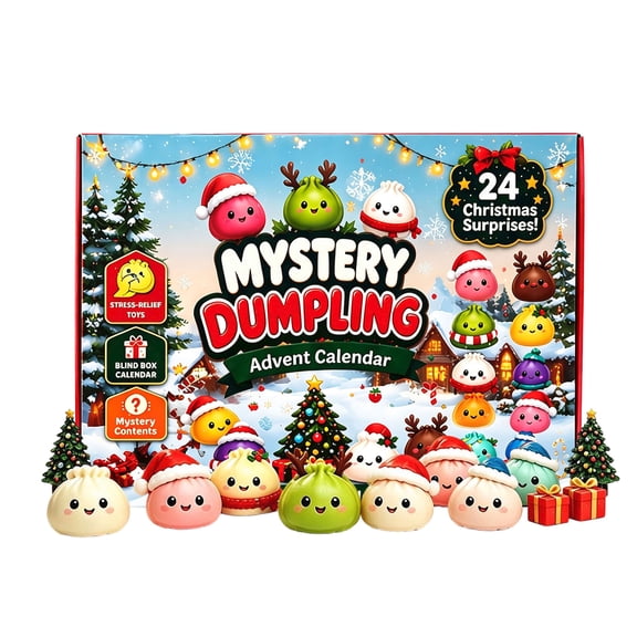 Advent Calendar 2026, 24 Days Christmas Countdown 24 Squishies Toys for Adult Party Favors Squeeze Gift