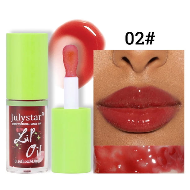 Barra de labios transparente incolora, aceite labial efecto espejo, brillo labial hidratante ligero, Dudu Lip, 4,8 ml.