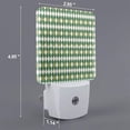 thumbnail image 2 of Fotbe Light Green Squares Luz Nocturna LED, Luz de Noche con Sensor de Luz Natural de Anochecer a Amanecer, Se Enchufa a la Pared, Blanco Cálido 0.5W-US, 2 of 7