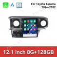 thumbnail image 2 of ZWNAV 12.1 inch QLED Touch Screen Android 13 For Toyota Tacoma 2016-2022 GPS Navigation Wireless Carplay Radio Player Head Unit, 2 of 11