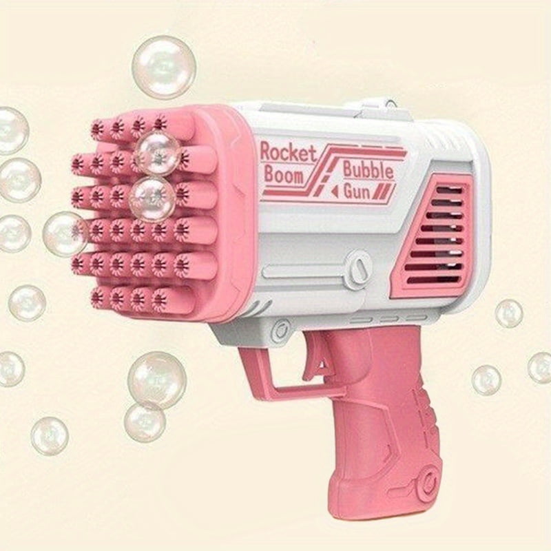 Delightful Bubble Gun Electric Machine Portable Outdoor Kids Toys for Weddings Birthdays More Bubble Liquid Batteries Not Included Walmart