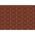 thumbnail image 1 of Ahgly Company Indoor Rectangle Patterned Cranberry Red Area Rugs, 2' x 5', 1 of 6
