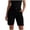 *Black, variant on VBVC Women's High Waist Cargo Bermuda Shorts,Button Fly Utility Hiking Shorts For Women,Ladies Summer Knee Length Workwear Shorts with Pockets,Khaki,S-2XL