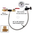 thumbnail image 3 of W21.8 Co2 Refill Adapter Charging Adaptor For Filling Soda Water Maker Tank Canister (24 Inch With, 3 of 5