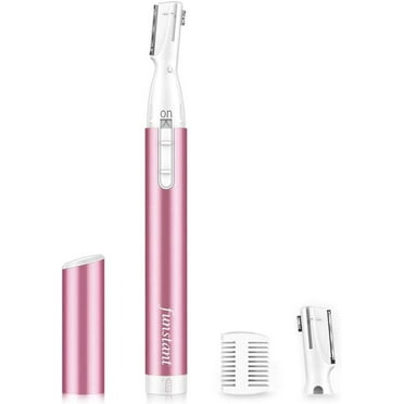 Upgraded Eyebrow Trimmer, Precision Electric Eyebrow Razor for Women,Facial Hair Remover with Comb No Pulling Sensation Painless for Face Chin Neck, Upper-Lip, Peach-Fuzz