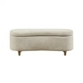 thumbnail image 3 of Bailey Boucle Flip Top Storage Bench, 3 of 5