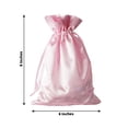 thumbnail image 3 of Efavormart 60PCS PINK Satin Gift Bag Drawstring Pouch Wedding Favors Bridal Shower Candy Jewelry Bags - 6"x 9", 3 of 9