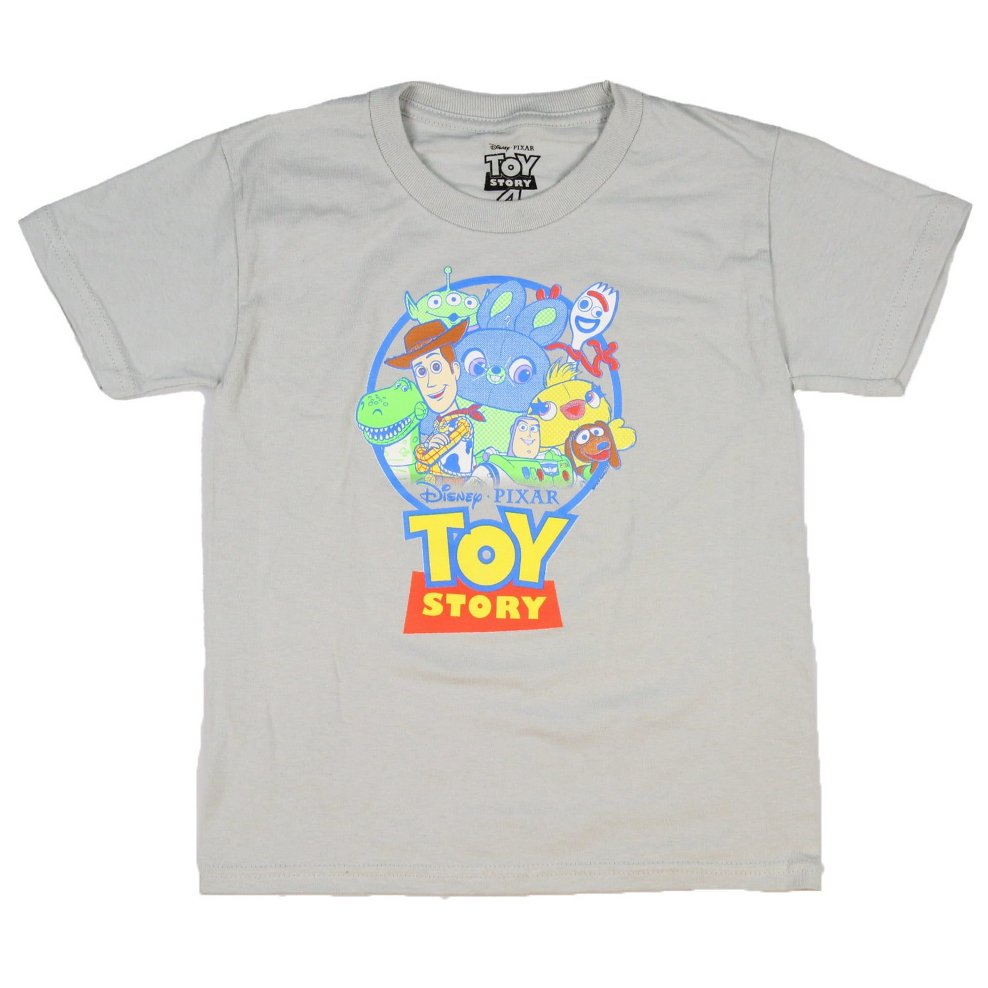 Disney Little Boy's Toy Story Multi-Character Logo Design T-Shirt