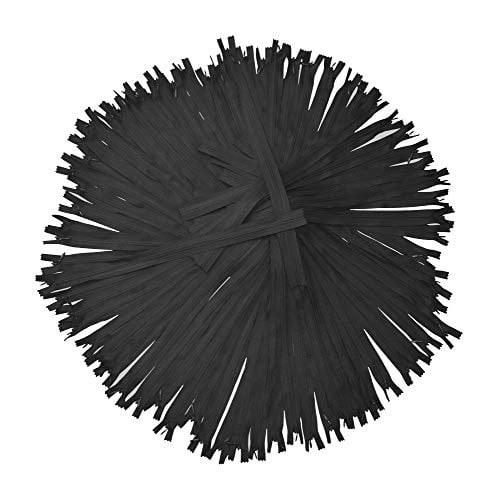 Black Nylon Invisible Zipper for Sewing 6 Inch Bulk Hidden Zipper Supplies; by Mandala Crafts 