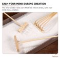 thumbnail image 3 of QUMIIRITY 4Pcs Desktop Sandbox Accessories Rakes Beige for Hobbyists Therapeutic Use, 3 of 8