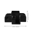 thumbnail image 2 of Luxshiny 2Pcs Canopy Fittings Set Black Lightweight Portable Tent Frame Connector Replacement, 2 of 8