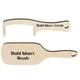 thumbnail image 4 of 2 peines divertidos de regalo para hombres calvos, regalo para la pérdida del cabello, cepillo de madera divertido para peinar sin pelo y peine sin dientes, juego de regalo, 4 of 8