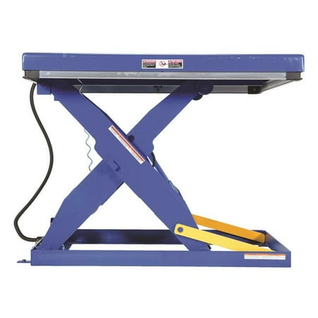 36 Hydraulic Scissor Lift Table - Vestil Manufacturing AHLT-2448-3-43 24 x 48 in. Rotary Air Hydraulic Scissor Lift Tables, 3000 lbs
