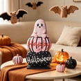 thumbnail image 5 of Mini Pumpkin Ghost Halloween DIY Decoration, Cute Ghost Ornaments for Halloween Party, Small Halloween Decor for Table, Window, and Mantel, 5 of 6
