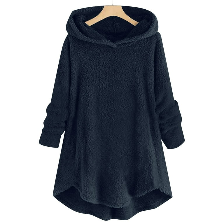 Women's Plus Size Casual Color Block Sweatshirt Hoodie Loose