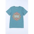 thumbnail image 1 of POGLIP Women's KINDNESS MATTERS Flower Graphic Tee, 1 of 6