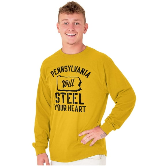 Pennsylvania Will Steal Your Heart Long Sleeve TShirt Men Women Brisco Brands S