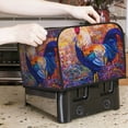 thumbnail image 7 of Daiia Rooster Oil Painting Pattern 4 slice Toaster Cover, Toaster Appliance Dust-proof Cover For Kitchen Small Appliance Dust Cover and Fingerprint Protection, 7 of 7