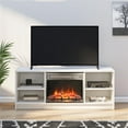 Mainstays Fireplace TV Stand, for TVs up to 55", White
