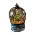thumbnail image 4 of Bola de nieve navideña con luz, escritorio para dormitorio, mesa giratoria, centro de mesa para vacaciones árbol de Navidad, 4 of 9