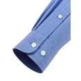thumbnail image 7 of sogami Men's Casual Oxford Long Sleeve Shirt Button Down Collar Cotton Shirt, 7 of 7