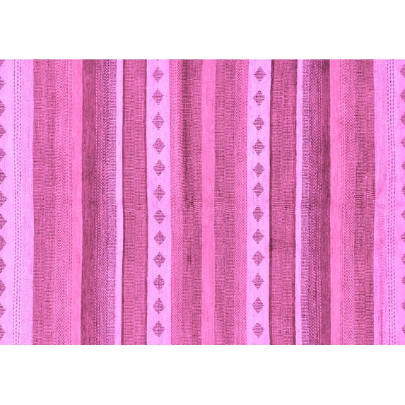 Ahgly Company Indoor Rectangle Abstract Purple Modern Area Rugs, 3' x 5'