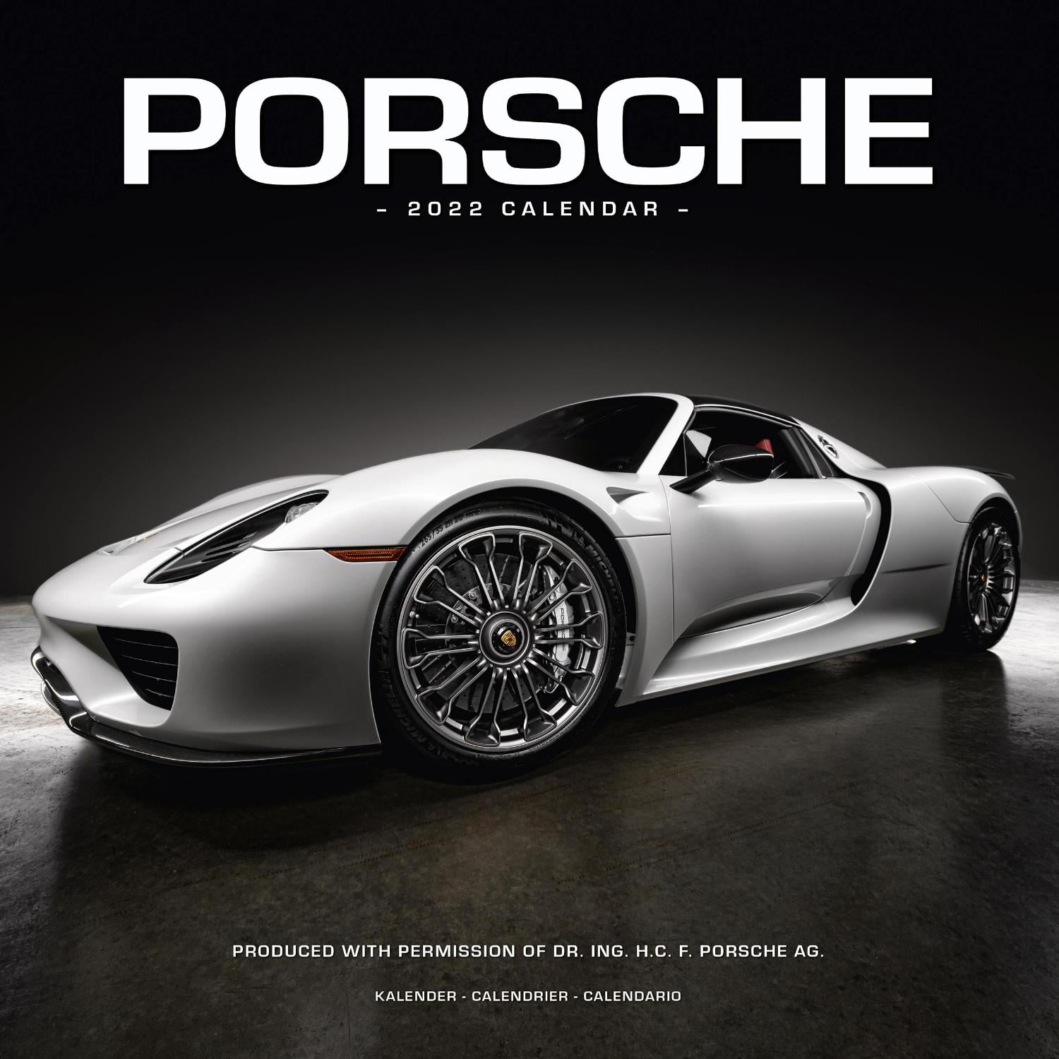 Porsche 2022 Calendar A Stunning Collection of Beautiful Sports Cars