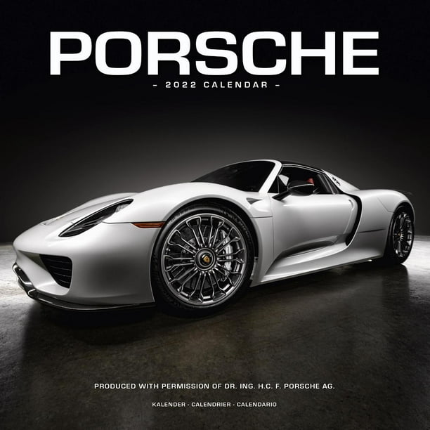 Calendrier Porsche 2023 Porsche Wall Calendar 2022 - Walmart.com