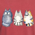 thumbnail image 3 of CafePress - Three 3 Cats T Shirt - Mens Comfort Colors Shirt, 3 of 5