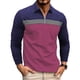 thumbnail image 1 of Ceisia Men Color Block Long Sleeve Zipper Casual Daily Outdoor Versatile Gift Fashion Athletic Top, 1 of 9