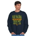 thumbnail image 5 of Nevada Check Out Areas 1 thru 50 Sweatshirt for Men or Women Brisco Brands S, 5 of 6