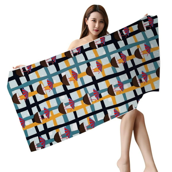 Pajamas for Women, Robes for Women, Fashion Women Summer Printing Sleeveless Nightgowns Pajamas Robes Bathrobe Beach Towel