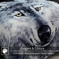 thumbnail image 3 of NC Thick Fleece Blanket - 2 Ply Reversible 520GSM Soft Plush Blanket Queen 75"x87",Wolf, 3 of 6