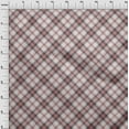 thumbnail image 4 of oneOone Cotton Cambric Dark Rose Brown Fabric Checks Sewing Craft Projects Fabric Prints By Yard 42 Inch Wide, 4 of 4