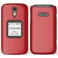 thumbnail image 3 of Case with Clip for Jitterbug Flip2, Nakedcellphone [Grid Texture] Hard Shell Cover with [Rotating/Ratchet] Belt Hip Holster Holder for Jitterbug Flip 2 Phone (aka Lively Flip) (4053SJ7), 3 of 10