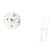 thumbnail image 5 of Reloj de pared,Reloj de pared decorativo,moderno y elegante.,Reloj de pared redondo silencioso y sin tictac,regalo,Mesa auxiliar redonda,Mesa auxiliar redonda de acrílico transparente de 3, 5 of 8