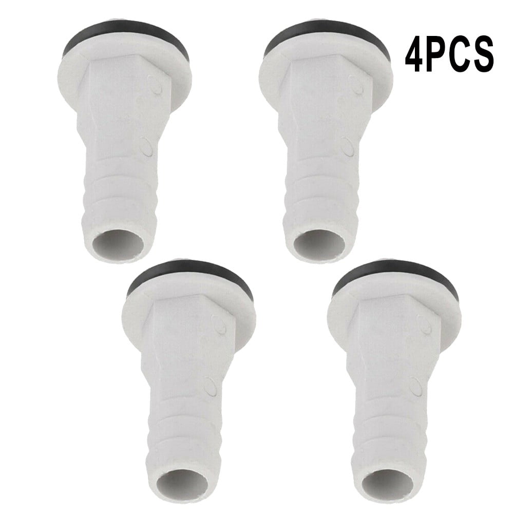 Suyin 4Pcs Air Conditioner Drain Hose Connector Drain Adapter Straight Fitting
