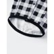 thumbnail image 5 of Conjunto de pijamas navideños familiares a juego: camisetas con estampado de letras y pantalones a cuadros. Pijamas de vacaciones para papá, mamá e hijos., 5 of 9