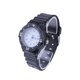 thumbnail image 4 of Relojes de moda para niñas, con correa de silicona, para niños, deportivos, de cuarzo, en blanco y negro (número 4), 4 of 5