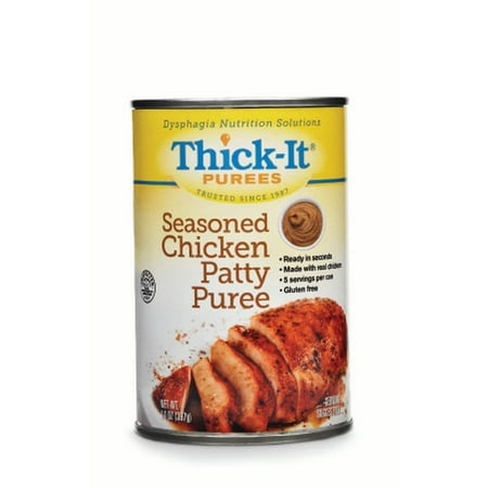 Thick-It Puree 14 oz. Can Seasoned Chicken Patty  Ready to Use Puree 1