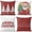 Red Christmas Snowman, variant on Merry Christmas Tree Snowman Santa Claus Throw Pillow Case Beautiful Throw Pillow Case Set of 4 Vintage Pillowcase for Couch Sofa Bed Farmhouse