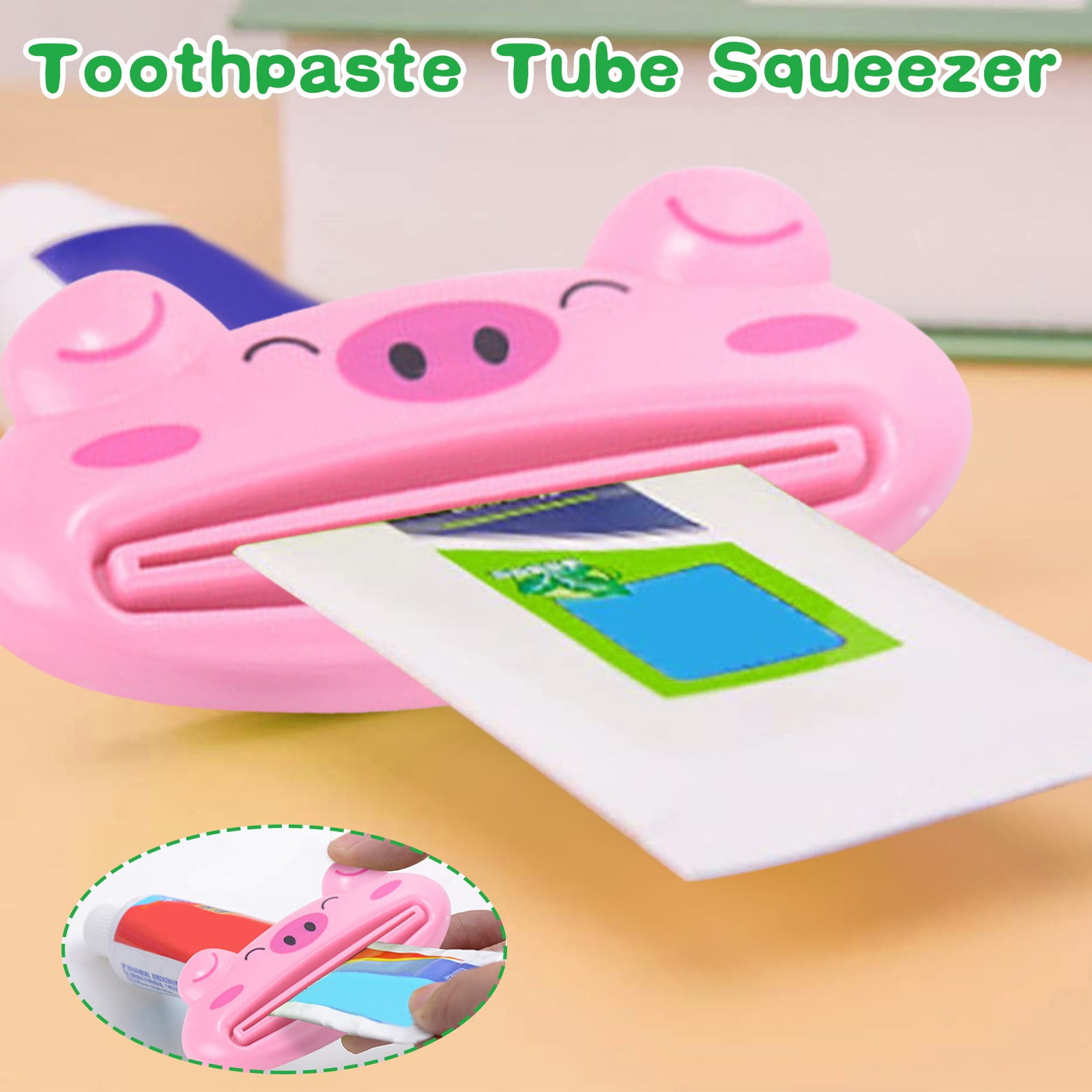 2X Toothpaste Dispenser Squeezer Sealing Clip Tube Squeezers Toothpaste.OU 