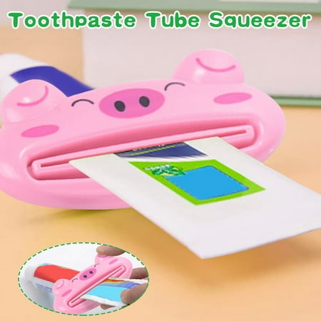 

Coworker Gift Practical Cartoon Animal Toothpaste Tube Squeezer Tube Squeezer Tool Dispenser Festive Christmas tree decoration small pendant
