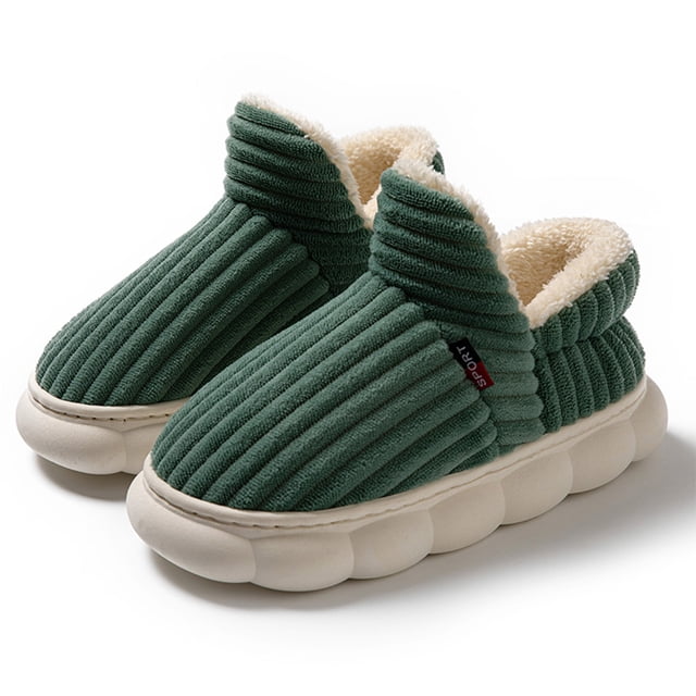 Pantuflas Esponjosas Botines Peludas Nube Zapatos Invierno Acogedores Antideslizantes para El Hombres Y Mujeres